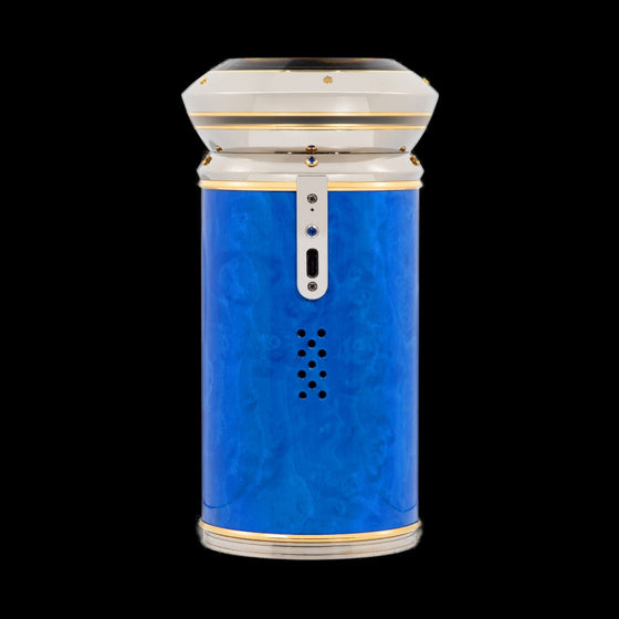 Glossy Blue Wood